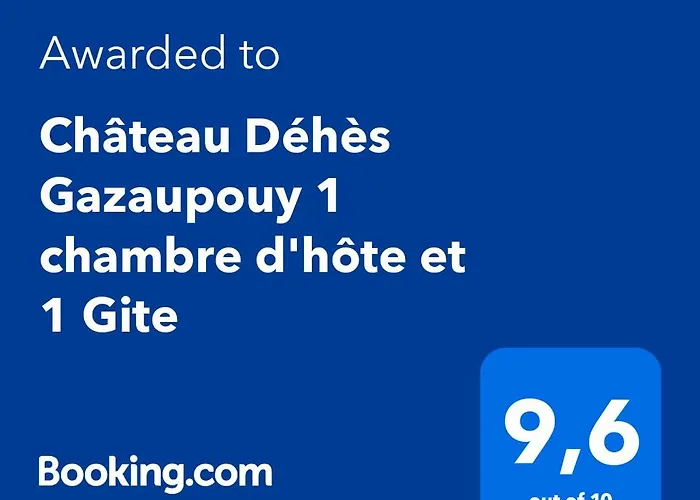 Château Déhès 1 D'hôte Et 1 Casa de Férias